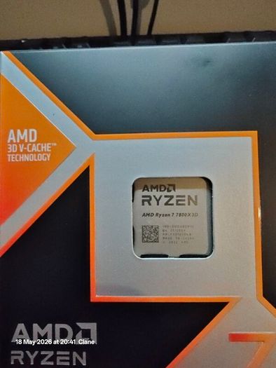AMD Ryzen 7 7800X3D Desktop CPU , like new