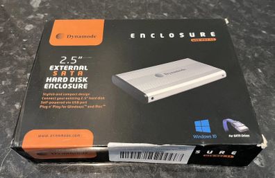 2.5" Dynamode Sata Hard Drive Enclosure, new