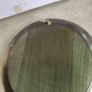 Vintage 1960s Polish Folk Art Handcrafted Carved Wood Plate for wall hanging. 11 inches dimeter or  28 CM. Image 4