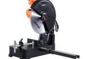 Chop Saw, 355 mm Stainless Steel Cold Cut Blade, 3500 W Powerful Brushless Motor, 750-1200 r/min Adjustable Speed, Metal Cutting Chop Saw for Metal Square and Flat Tubes, I-Shaped Steels