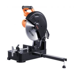 Chop Saw, 355 mm Stainless Steel Cold Cut Blade, 3500 W Powerful Brushless Motor, 750-1200 r/min Adjustable Speed, Metal Cutting Chop Saw for Metal Square and Flat Tubes, I-Shaped Steels