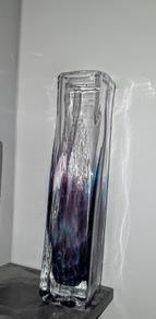 Jerpoint handblown tall glass vase