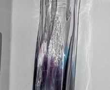 Jerpoint handblown tall glass vase