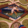 Vintage Silk Novelty Wimbledon Scarf Image 2