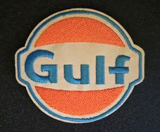 Gulf oil company, cloth patch.