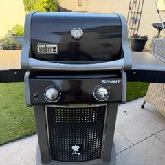 BBQ and garden table