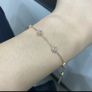 14K Gold Lab-Grown Diamond Bracelet: April Birthstone Jewelry Image 6
