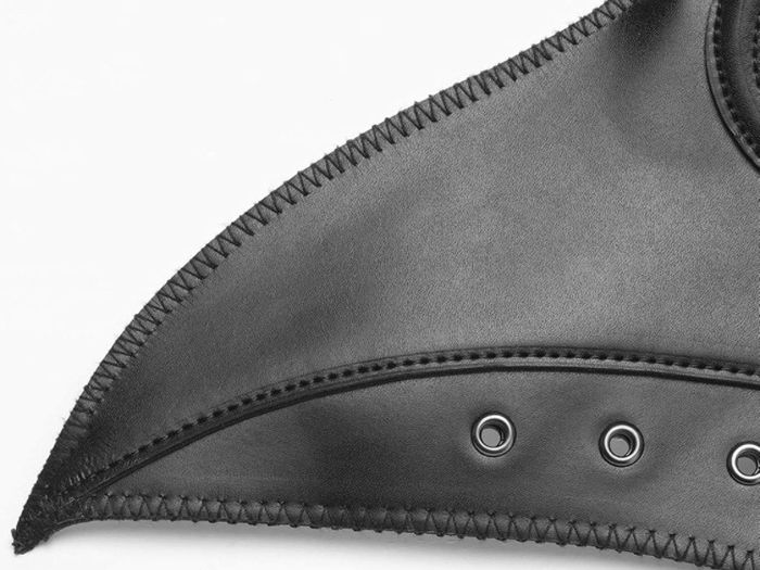 Plague Doctor Mask Black Leather Long Nose Bird Beak Steampunk Masks Costume Props for Masquerade Halloween Party Carnival Cosplay