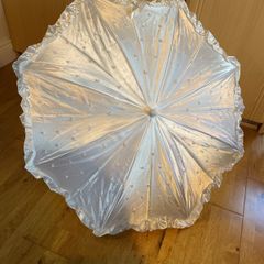 communion dress vintage looking umbrella