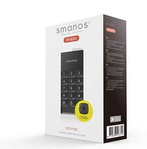 Smanos WK8000 Wireless Keypad, Waterproof Indoor/Outdoor Keypad with RFID Tag
