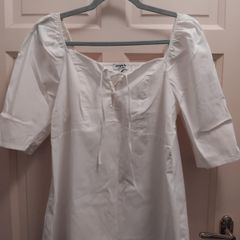 white corset sytyle top size 16