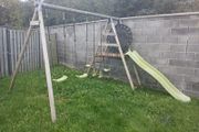 Swings and slide