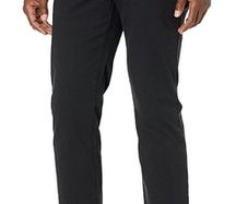 Amazon Essentials Mens Chino Trousers Black Size 34W 29L