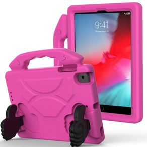 For Apple iPad Mini 4 / 5 Kids Friendly Case Shockproof Cover With Thumbs Up - Pink