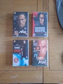 4 x Steven Seagal VHS TAPES