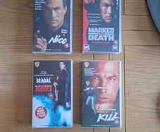 4 x Steven Seagal VHS TAPES