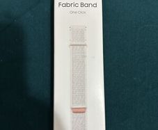 Genuine Samsung One Click Fabric Band for Watch 4 / 5 / 6 / 7 - Sand 20mm, M/L New