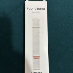 Genuine Samsung One Click Fabric Band for Watch 4 / 5 / 6 / 7 - Sand 20mm, M/L New