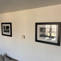 Pair of Framed Black & White Cityscape Prints - New York & San Francisco