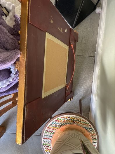 Ornate Gold Gilt Mirror 85 X 59 cm