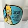 The Simpsons Homer Simpson Frosted Beer Mug Image 3