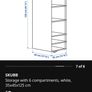 IKEK SKUBB  Storage with 6 compartments Image 6