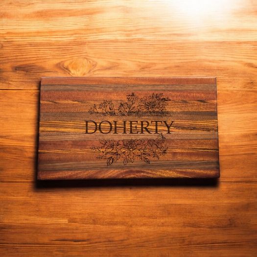 Custom Cutting Boards  Handmade to Order in Your Choice of Wood & Size