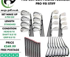 PXG 0311 Gen 1 Irons / 4-Pw-Gw / Fujikura Pro 95i Stiff