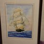Signed Watercolour by P. Simmons "Sailing Ship" Image 7