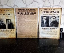 Michael Collins poster, Dan Breen poster, post free