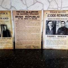 Michael Collins poster, Dan Breen poster, post free