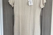 Linen blend dress - size 38 (BNWT)