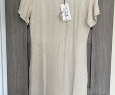 Linen blend dress - size 38 (BNWT)