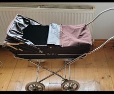 1980s toy silver cross pram