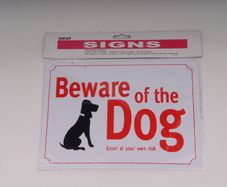 Beware Of The Dogn Sign