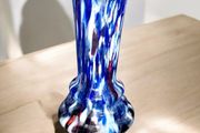 Tall and heavy Murano vase
