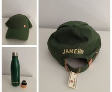 Baseball cap  and water bottle
