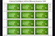 2008 Ireland Centenary of the Old Age Pensions Act Commemorative Stamp Sheetlet Plate 1B1B1B1B1B Mint Never Hinged (MNH)