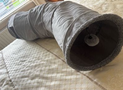 Foldable soft cat tunnel
