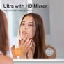 NEW SALE | Illuminated Backlit LED Bathroom Mirror, 600x450mm Wall Mounted Multifunction Bathroom Vanity Mirror with Touch Button Image 3