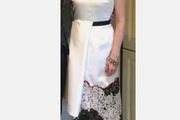 White Lace detail Ladies Dress (Brand N12H).