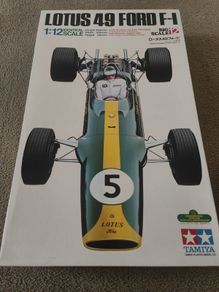 Tamiya 1/12 Lotus 49 Ford F-1 1968 J. Clark. Formula 1. 12012