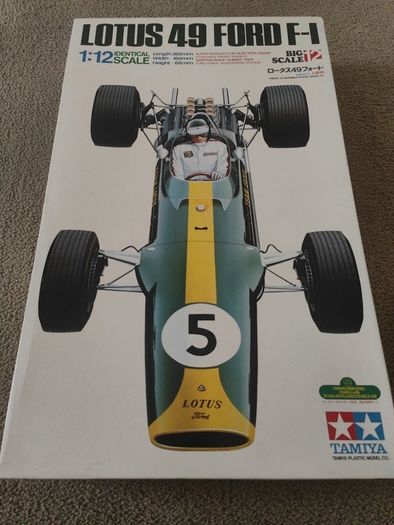 Tamiya 1/12 Lotus 49 Ford F-1 1968 J. Clark. Formula 1. 12012