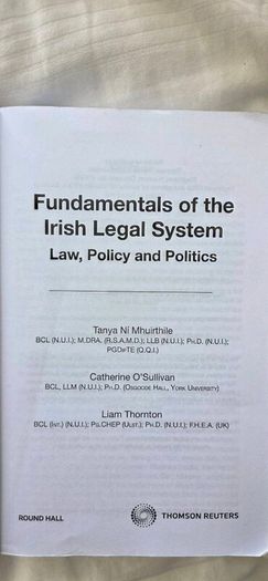 Fundamentals of the Irish Legal System