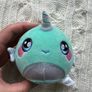 Squeezamals Series 3 squishy abou 3.5 JOY NARWHAL scented plush Used Please look at the pictures Image 3