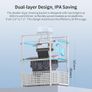Wash and Cure 3 Station, 2 in 1 Wash & Cure Machine for ANYCUBIC Photon Mono Mars LCD/SLA/DLP Resin 3D Printing Models with Dual Cleaning Modes and Uniform Curing, Washing Size 165x100x180mm Image 4