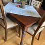 Antique Wooden Dining Table on Castors Image 5