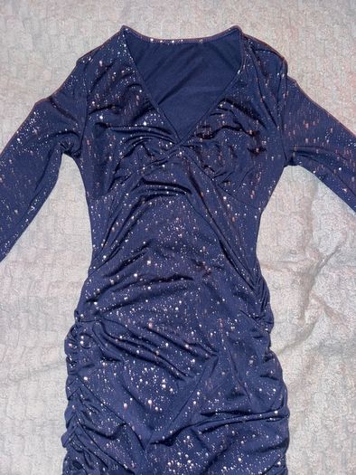 Navy Blue Sparkly Dress