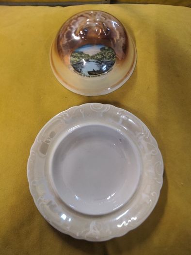 Beautiful Butter Dish - Meeting Of The Waters,Killarney