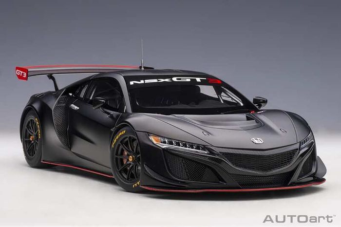 Honda Nsx Gt3 Matt Black - Autoart - 1/18 - New In Box